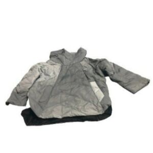 Nau Womens Gray Cowl Neck Puffer Down Pullover